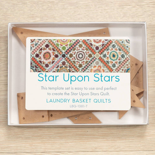 Laundry Basket Quilts - Star Upon Stars Quilt Templates