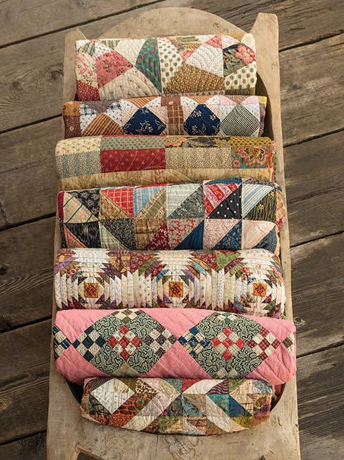 Laundry Basket Quilts - Patches of Scraps Quilt Note Cards