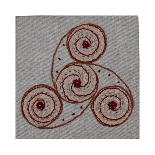 Triskele Embroidery Kit from the Celtic Collection from Haas Crafts
