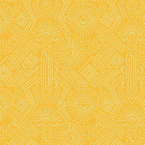 Your Path in Sunflower from Flight Path by Jessica Swift for Art Gallery Fabrics