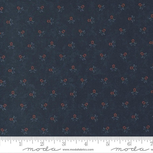 Navy Floral from Freedom Road by Kansas Troubles Quilters for Moda Fabrics
