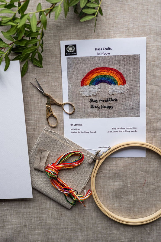 Rainbow Embroidery Kit by Haas Crafts