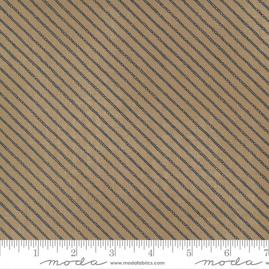 Rope Stripes in Sand from To The Sea by Janet Clare for Moda Fabrics
