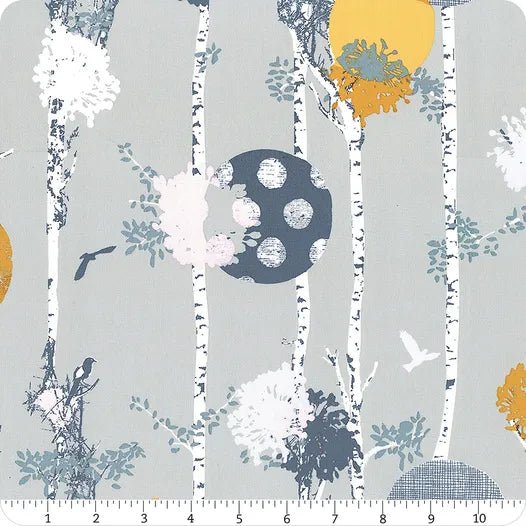 Stamped Grove Four Flannel from Eclectic Intuition by Katarina Roccella for Art Gallery Fabrics
