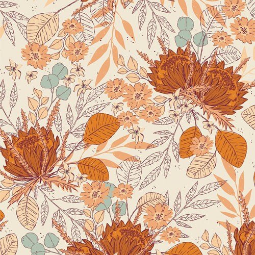 Seasonal Bouquet Hay from Season & Spice by Art Gallery Fabrics
